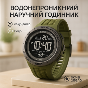 Спортивний наручний годинник SKMEI 2155AG, Годинник спортивний спорт Військовий спецслужби UD-31