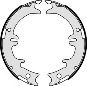 Гальмівні колодки барабанні Brembo BREMBO S83542 на TOYOTA ESTIMA (TCR2_, TCR1_)