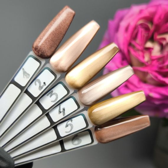 Гель-лак для нігтів Bee Nails Caramel котяче око 02 8мл | Зображення 3