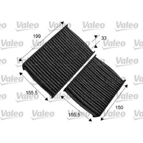 Фильтр салона UFI 715557