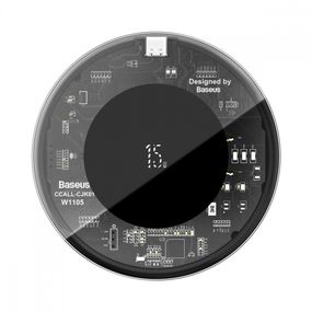 Бездротовий ЗП Baseus Simple 15W (Type-C version)