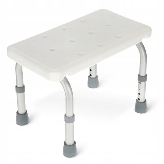 Сходинка-табурет 4FIZJO для ванної та душу, регульована White/Grey (P-5905973403429)