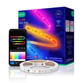 Цветная LED лента Smart 24V 18W F4 WiFi SMD5050 RGB+IC IP44 5m
