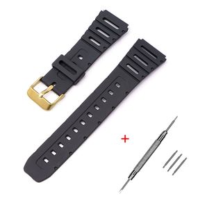 Ремінець для Годинник C2asio F91W 18 mm Black GD