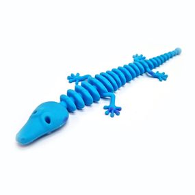 УЦЕНКА!!! Ящерица антистресс MS3656(Blue)-UC 20 см