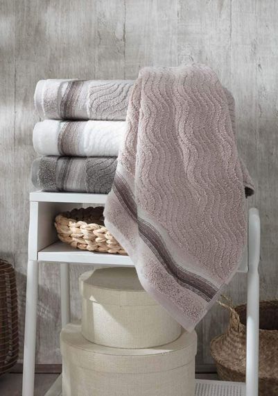 Набір рушників Pupilla 70х140 см Gokkusagi банні 4 шт. | Зображення 1