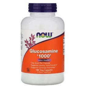 Препарат для суглобів та зв'зок NOW Foods Glucosamine 180 Veg Caps