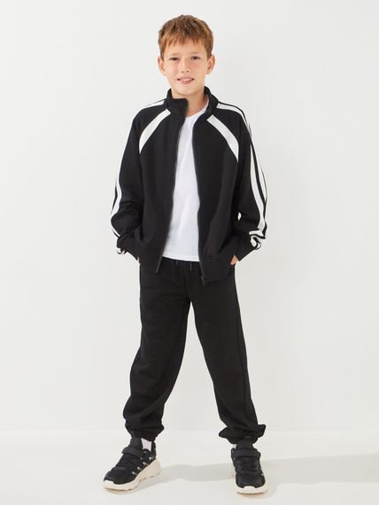 Костюм толстовка+штани для хлопчика Dinomin 388 140 см Чорний shop (2000999453946)