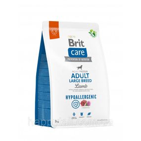 Гипоаллергенный корм Brit Care Dog Hypoallergenic Adult Large Breed (ягненок и рис), 3 кг