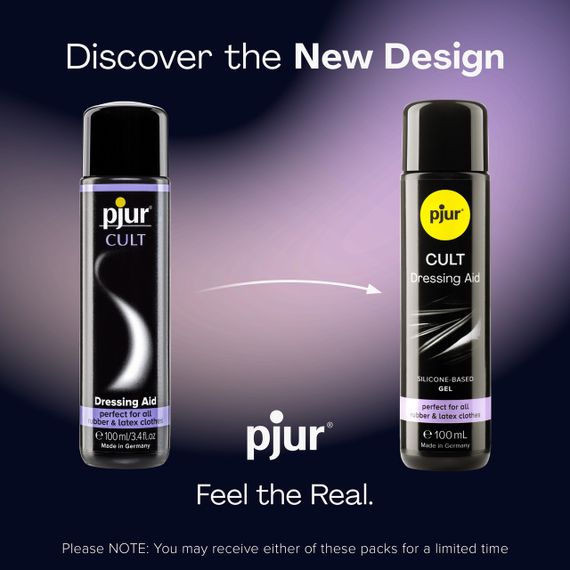 Гель для одягання одягу з латексу та гуми - Pjur Cult Dressing Aid, 100 мл Sex Aura | Зображення 1