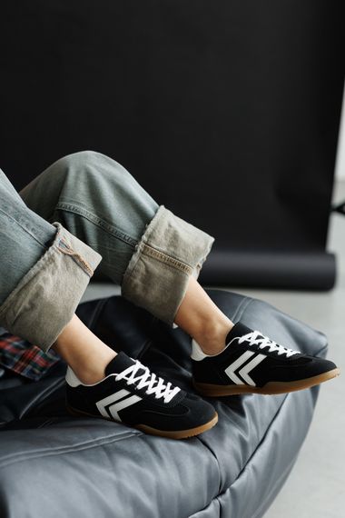 Кеди жіночі 591419 Чорні 36 37 38 39 40 41 | Зображення 6