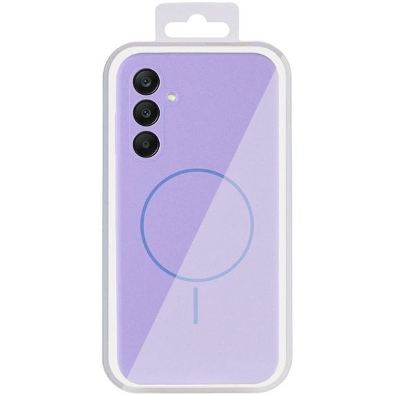 Чехол Silicone Cover Lakshmi Full Camera (AA) with MagFit для Samsung Galaxy S25 Сиреневый / Dasheen | Зображення 4