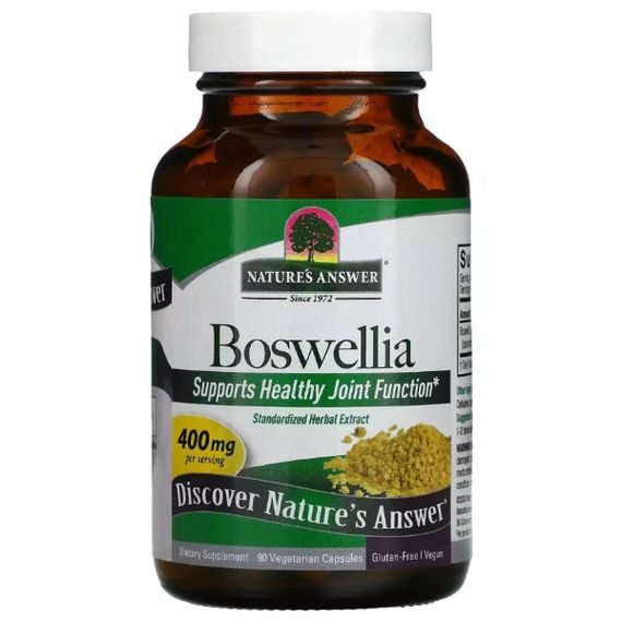 Экстракт босвеллии Nature's Answer Boswellia 400 mg 90 Veg Caps