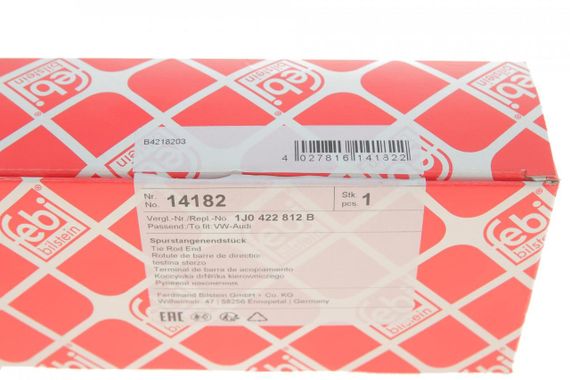 Наконечник тяги рулевой R Audi A3 Skoda Octavia VW Golf IV 95-06 14182 | Зображення 3