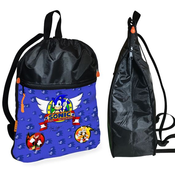 Шкільний рюкзак дитячий Супер Сонік + Сумка для взуття спортивної форми рюкзак-мішок для хлопчика (01839) | Зображення 1