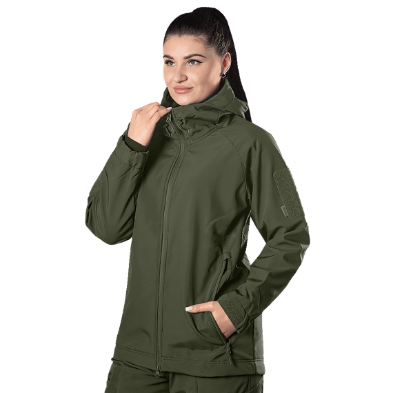 Жіноча куртка Stalker SoftShell Олива (7441), XL