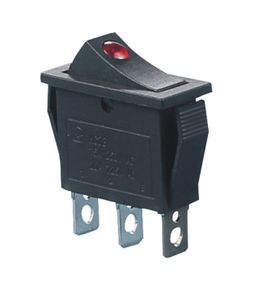 Перемикач KCD3-101EN R/B 220V 1 червона клавіша з підсвічуванням Ny95500834