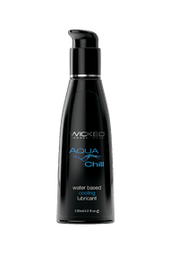 Охлаждающий лубрикант WICKED AQUA CHILL на водной основе, 120 мл sexstyle