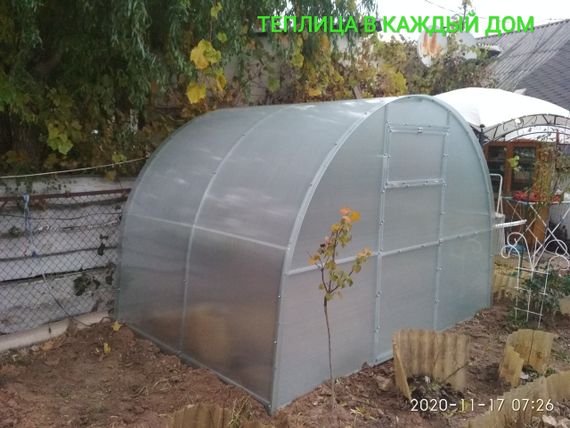Теплиця "СТАНДАРТ" 3*2*2 (ш.д.в.) 6 кв. м., покрита полікарбонатом 4 мм, від виробника