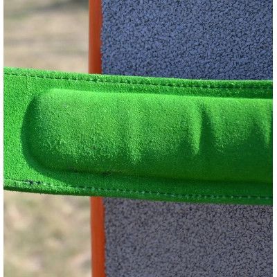 Атлетический пояс MadMax MFB-302 Quick Release Belt шкіряний Black/Green L (MFB-302_L) | Зображення 1