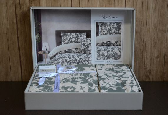 Постільна білизна First Choice Homesko Ranforce 200 х 220 см Colin Green | Зображення 1