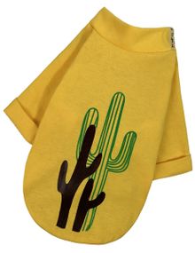 Футболка Кактус жовта F-77