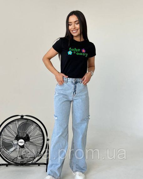 Футболка для женщин цвет черный FI_007465