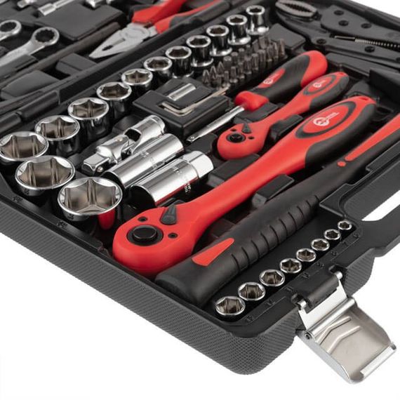 Професійний набір інструментів 1/2", 1/4", 72 од. INTERTOOL ET-6073 | Зображення 3