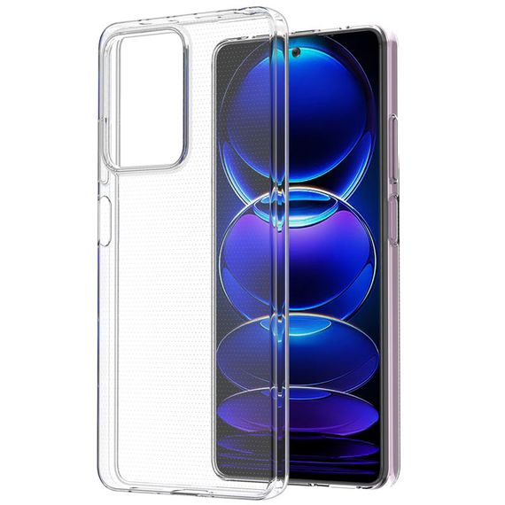 TPU чехол Epic Transparent 1,5mm для Xiaomi Poco X5 Pro 5G / Redmi Note 12 Pro 5G Бесцветный (прозрачный) | Зображення 1