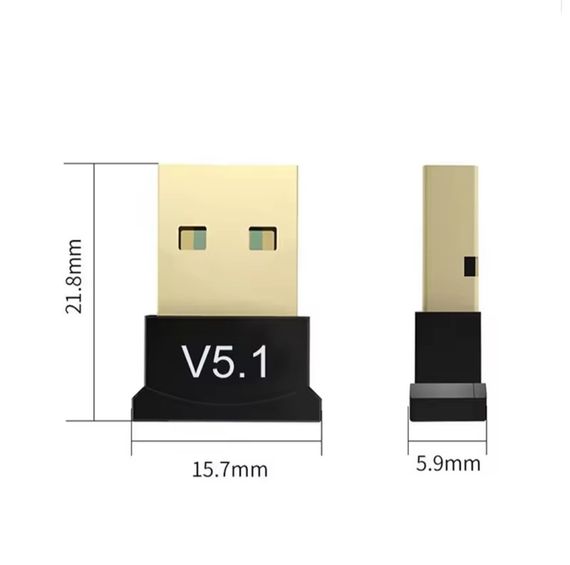 Міні USB Bluetooth 5,1 адаптер для ПК, ноутбука, миші, клавіатури, планшета, телефона, принтера, динаміка | Зображення 5