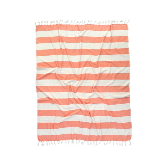 Плед Barine 9191 Туреччина 135*160 см  Бавовна Помаранчевий