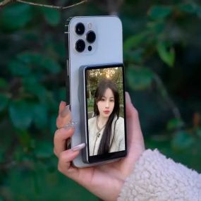 Магнитный экран/монитор для смартфонов с динамиками на заднюю панель телефона для селфи и блога Fotorgear X40