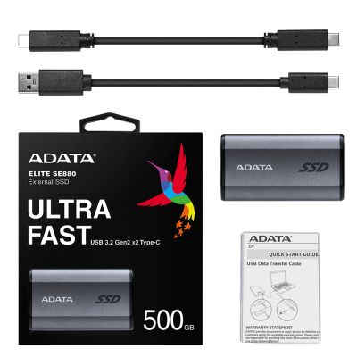 Накопитель SSD USB 3.2 500GB ADATA (AELI-SE880-500GCGY) | Зображення 5