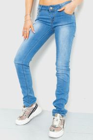 Джинсы женские  цвет голубой 167RS005