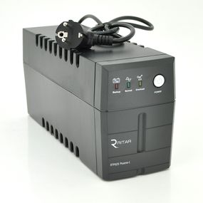 ДБЖ Ritar RTP625 (375W) Proxima-L, LED, 2st, 2xUNIVERSAL socket, 1x12V7Ah