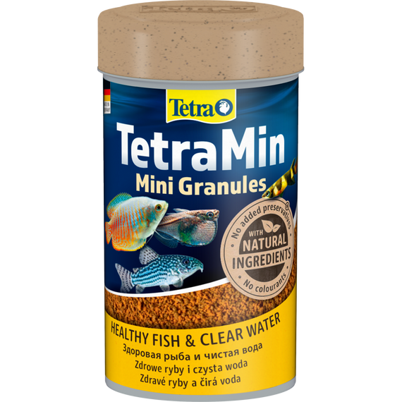 Корм сухий Tetra Min Mini Granules для акваріумних рибок в гранулах 45 г