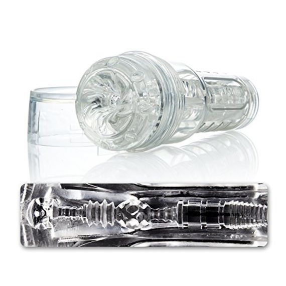 Мастурбатор в колбе с внутренним рельефом Fleshlight GO Torque Ice, прозрачный sexstyle