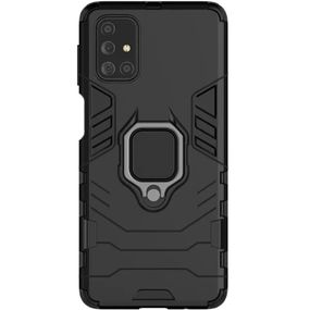 Ударостійкий чохол Transformer Ring for Magnet для Samsung Galaxy M31s Black