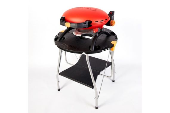 КОМПЛЕКТ Портативний переносний газовий гриль O-GRILL 500, червоний + шланг в подарунок! Код: 011676 | Зображення 5