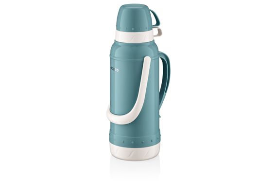 Термос ARDESTO  Gemini Gourmet 2000 мл, пластик, скляна колба, синій (AR2620BLG) | Зображення 1