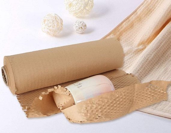 Cотовая крафт-бумага PaperPack, рулон - 28 см х 50 м, коричневая | Зображення 5