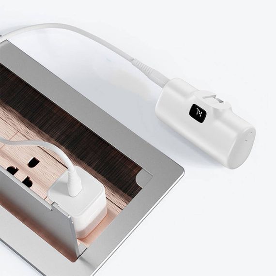 Портативний ЗП Power Bank WIWU Wi-P017-C Type-C 5000 mAh White | Зображення 5