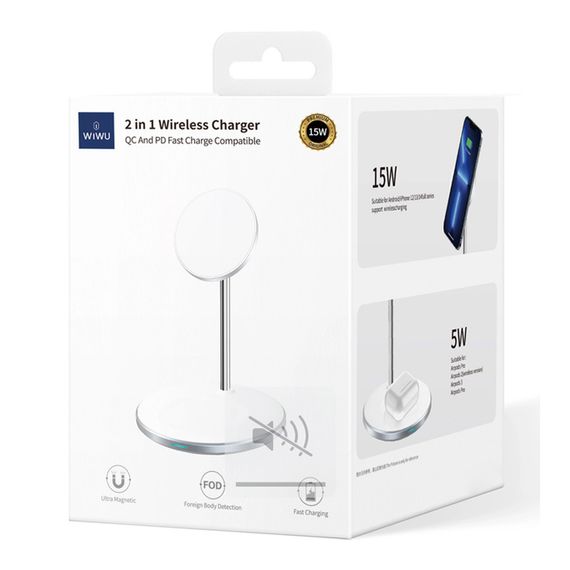 БЗП WIWU Wi-W019 2 in 1 15W | Зображення 5