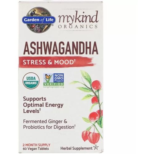 Ашваганда Garden of Life MyKind Organics Ashwagandha 60 Tabs | Зображення 1