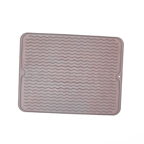 Кухонний силіконовий килимок з протиковзкою поверхнею 40×30 см Сірий HP-42-9G