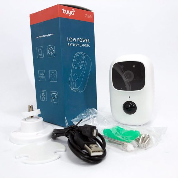 Камера відеоспостереження Smart wifi додаток Tuya працює від 2x18650 | Зображення 8