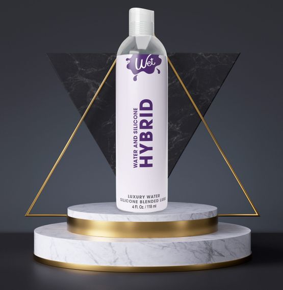 Лубрикант на водно-силіконовій основі Wet Hybrid, 118 мл sexstyle | Зображення 1
