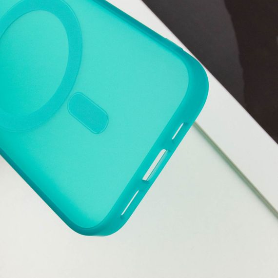 Чохол TPU+PC Lily with MagSafe для Apple iPhone 15 (6.1") Green | Зображення 7