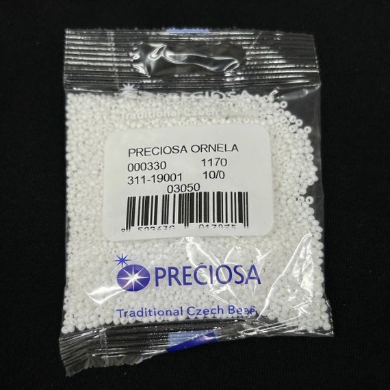 Бисер чешский Preciosa 10/0, цвет 03050 - 5 г | Зображення 1