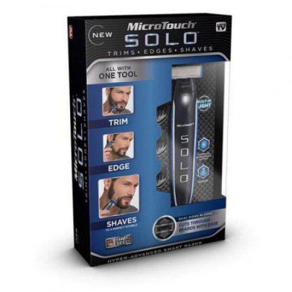 Чоловічий тример Micro Touch Solo, Машинка для стрижки бороди 3 в 1 | Зображення 5